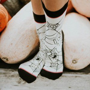 Web of Lies Crew Socks
